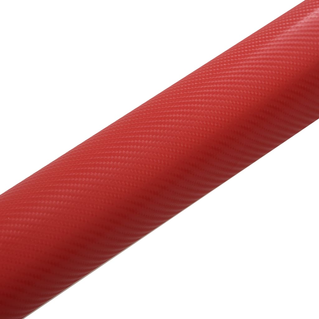 Vidaxl 2 St Autofolie 4D 100x150 cm rosso