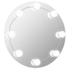 Specchio da parete Vidaxl con lampade a LED attorno al vetro