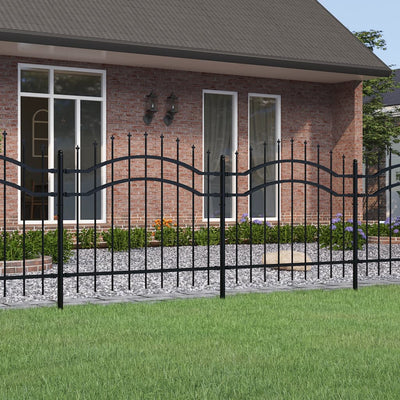 Vidaxl Garden Fence con punti di riglia