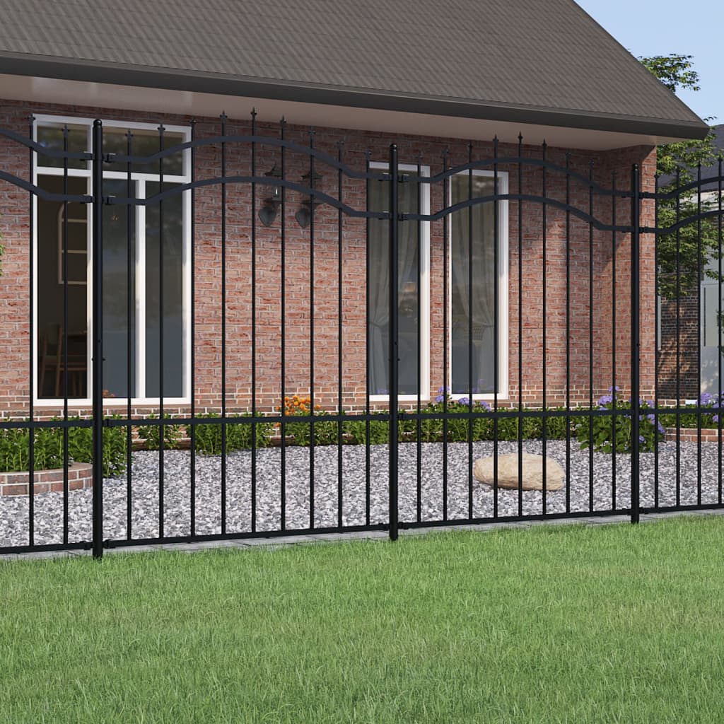 Vidaxl Garden Fence con punti di riglia