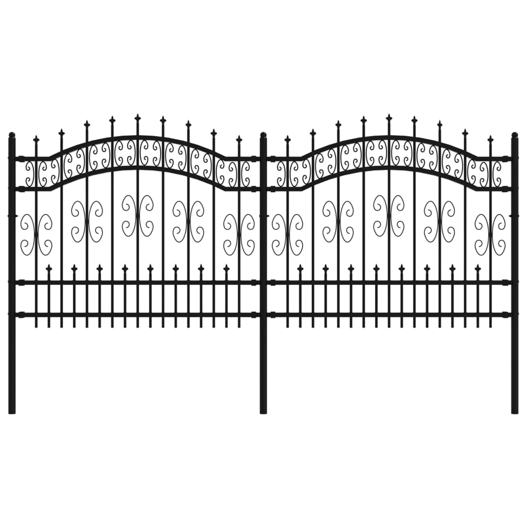 Vidaxl Garden Fence con punti di riglia