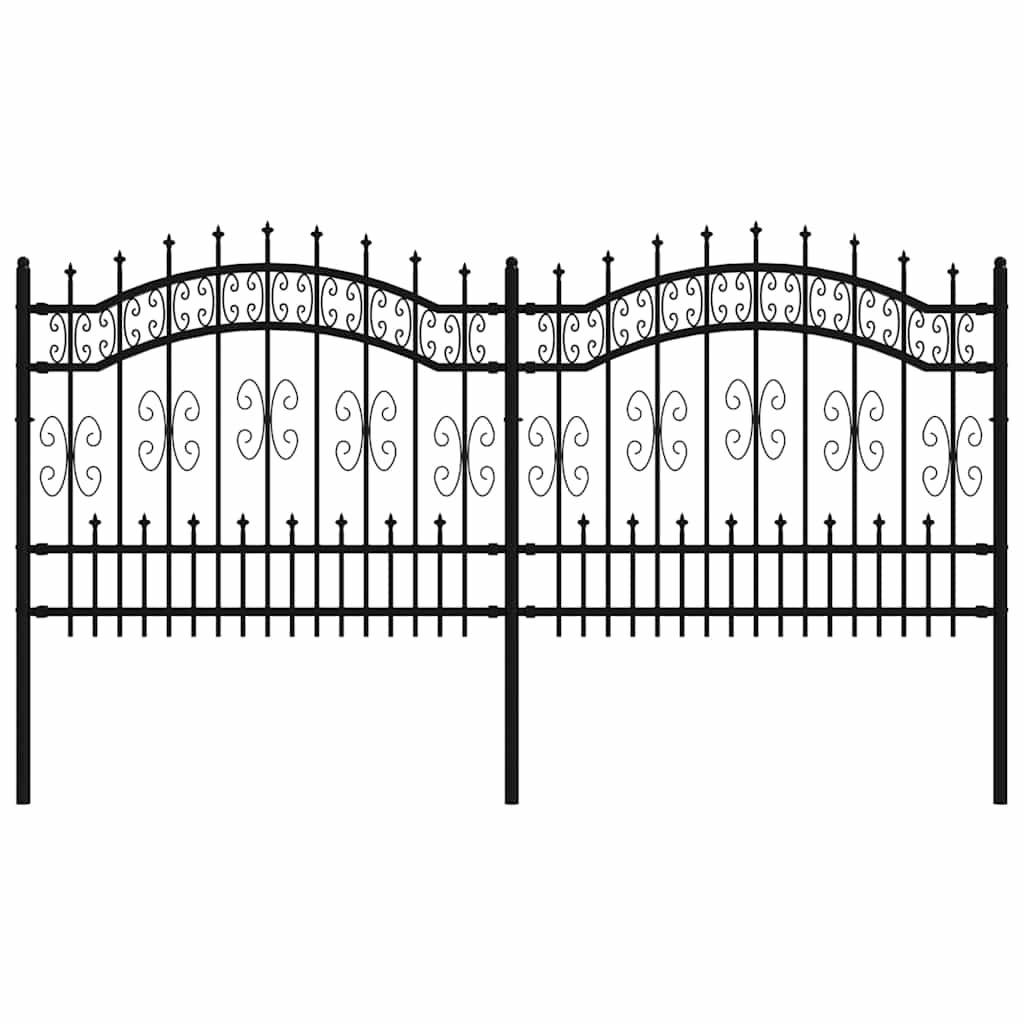 Vidaxl Garden Fence con punti di riglia