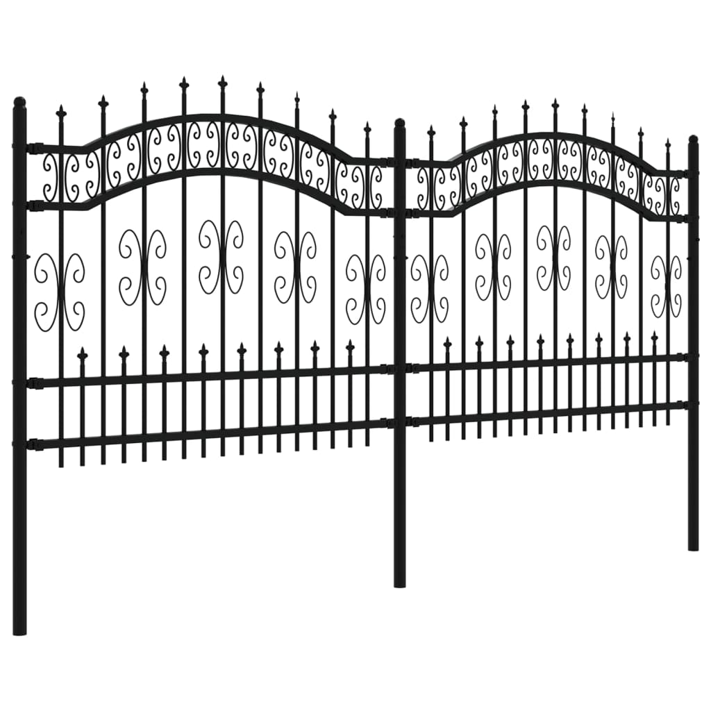 Vidaxl Garden Fence con punti di riglia