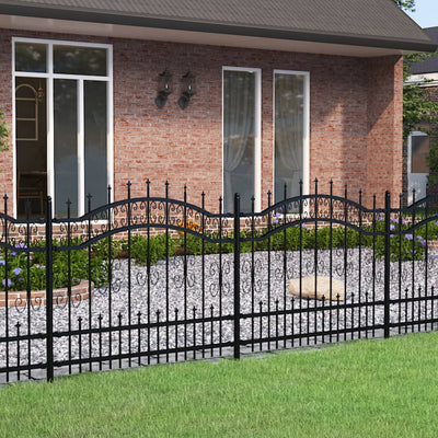 Vidaxl Garden Fence con punti di riglia