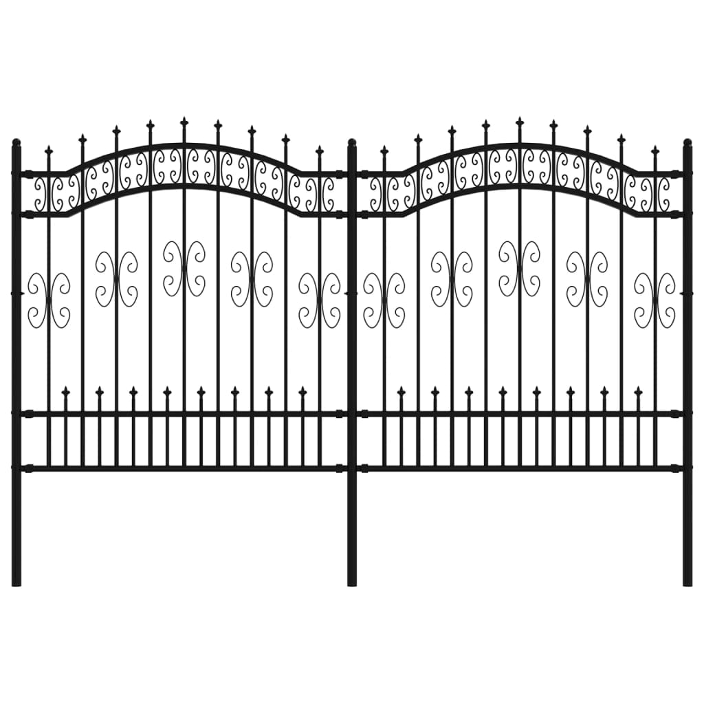 Vidaxl Garden Fence con punti di riglia