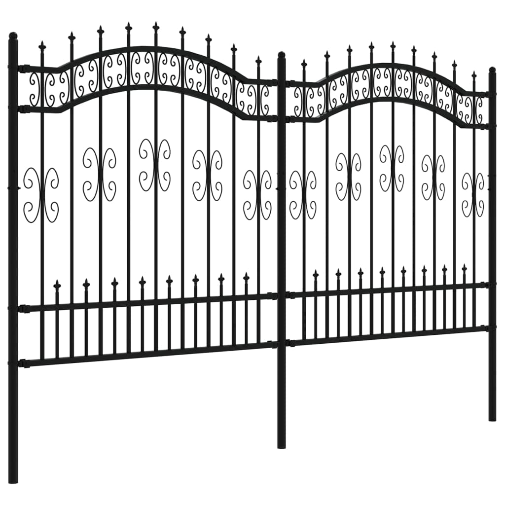 Vidaxl Garden Fence con punti di riglia