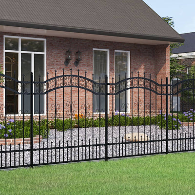 Vidaxl Garden Fence con punti di riglia