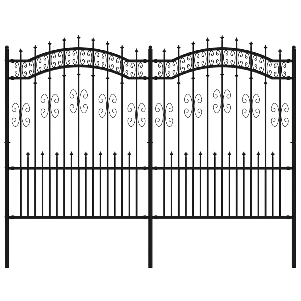 Vidaxl Garden Fence con punti di riglia