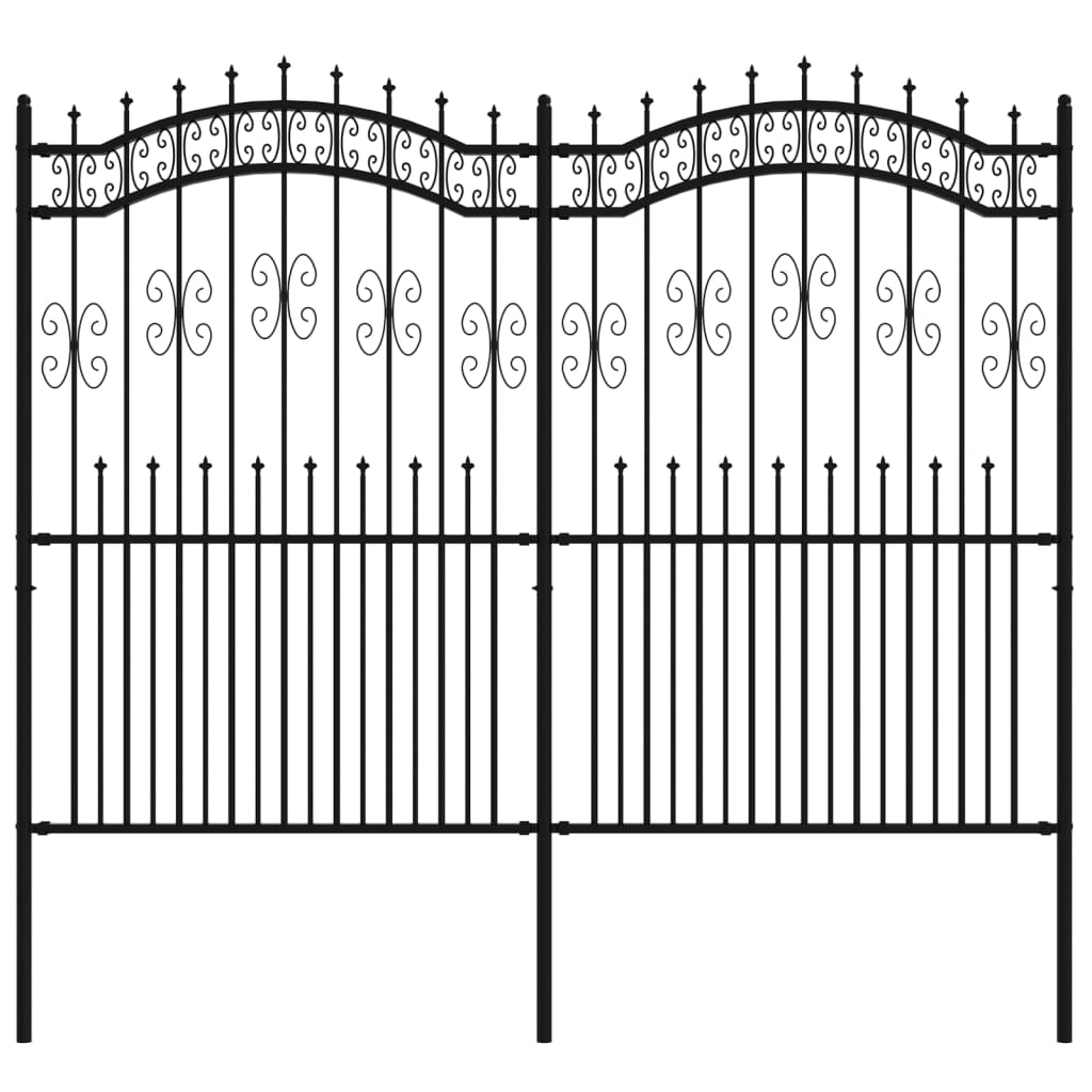 Vidaxl Garden Fence con punti di riglia