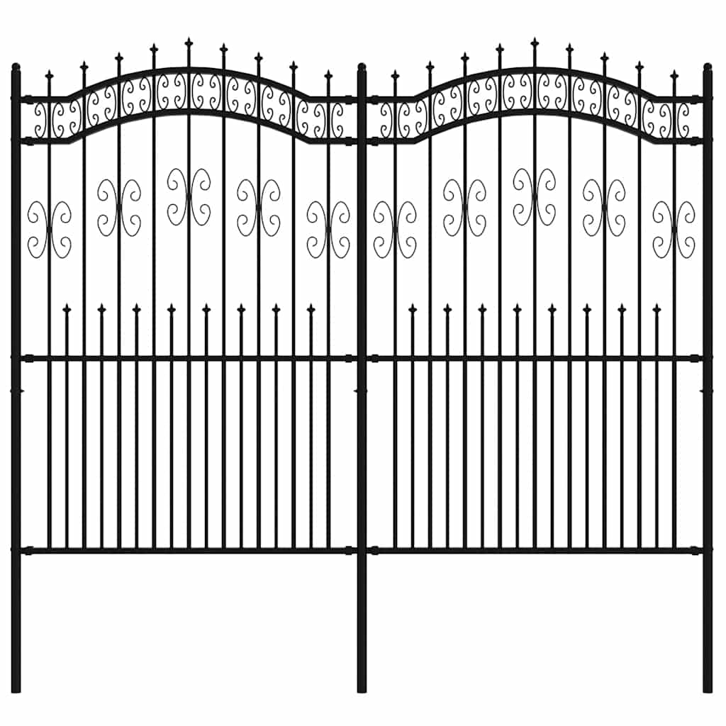 Vidaxl Garden Fence con punti di riglia