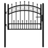 Porta Vidaxl con pile Punti 103x120 cm in polvere in acciaio rivestito