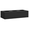 Vidaxl Office Flower Box 90x40x23 cm in acciaio antracite