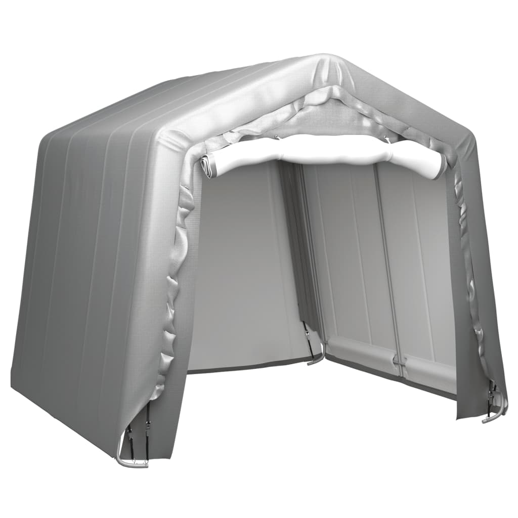 Tienda de almacenamiento Vidaxl 240x240 cm de acero gris
