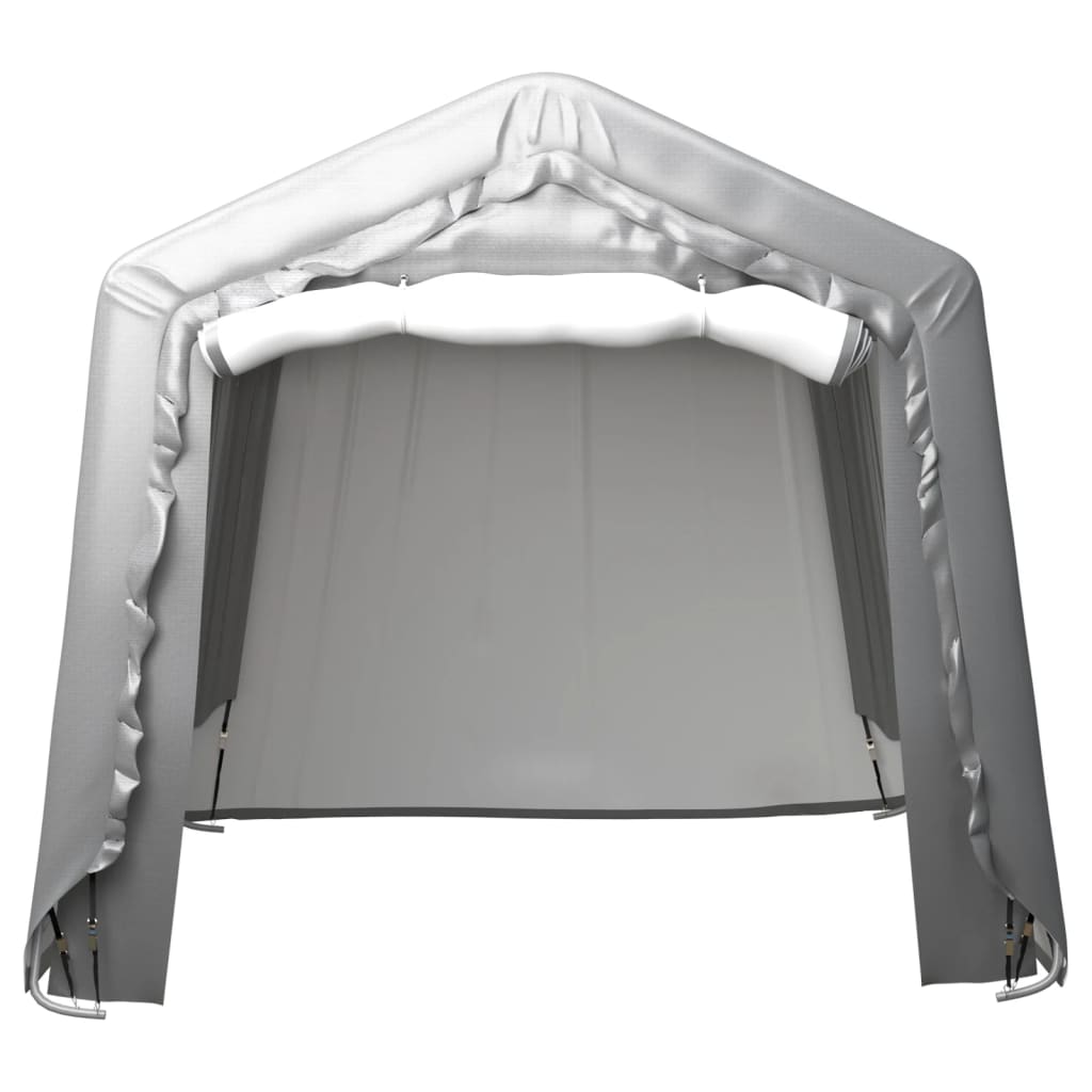 Tienda de almacenamiento Vidaxl 240x240 cm de acero gris