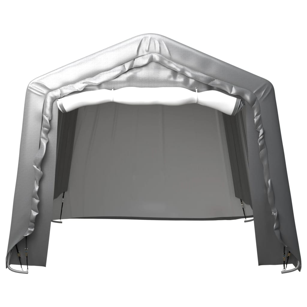 Tienda de almacenamiento Vidaxl 300x300 cm de acero gris