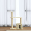 Vidaxl Cat Grakeding Post con graffi di sisal Crema a 70 cm
