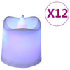 Vidaxl Tealights 12 ST LED Multi -colorato elettrico LED