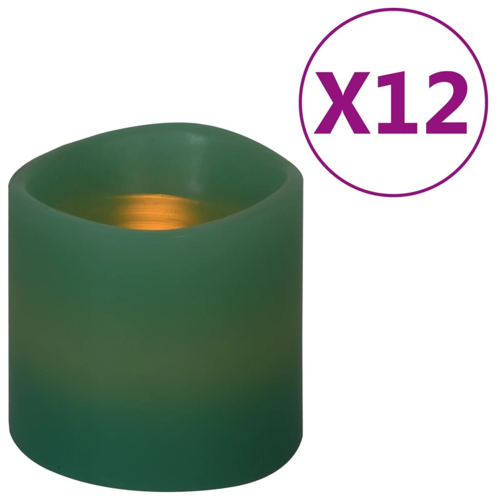 Vidaxl Velas 12 ST LED WHITE CALIENTE