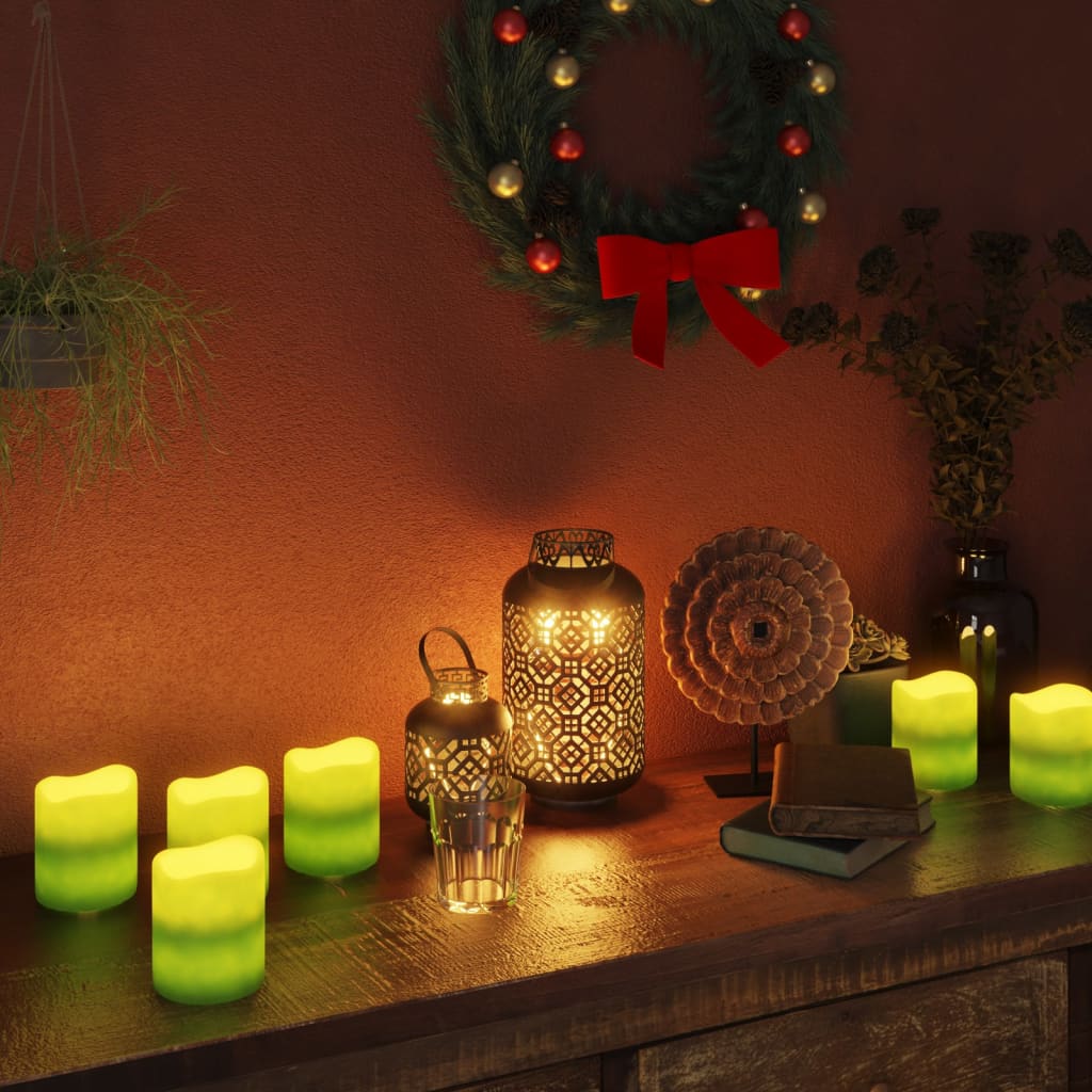 Vidaxl Velas 12 ST LED WHITE CALIENTE
