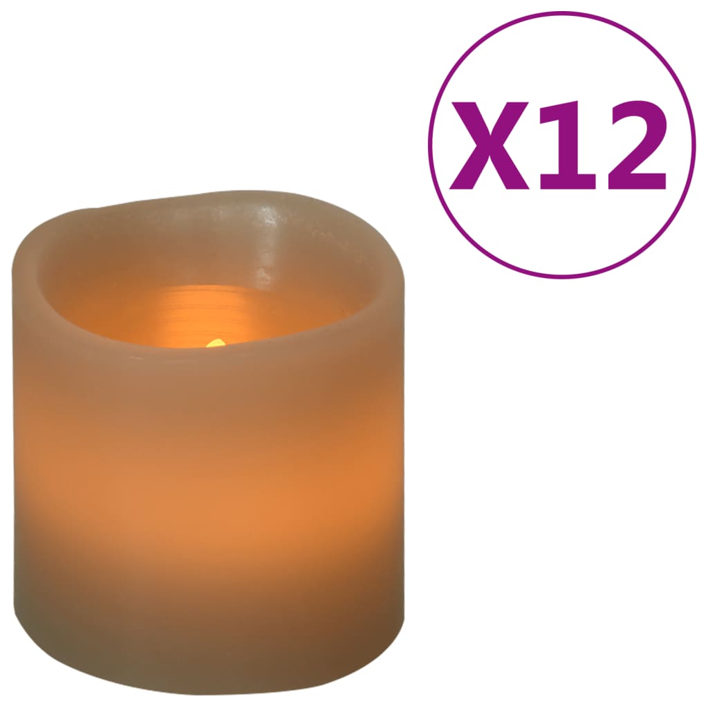 Vidaxl Candele 12 ST LED CALDO BIANCO