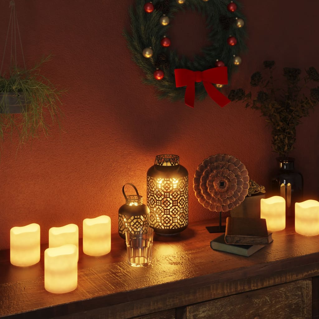 Vidaxl Candele 12 ST LED CALDO BIANCO