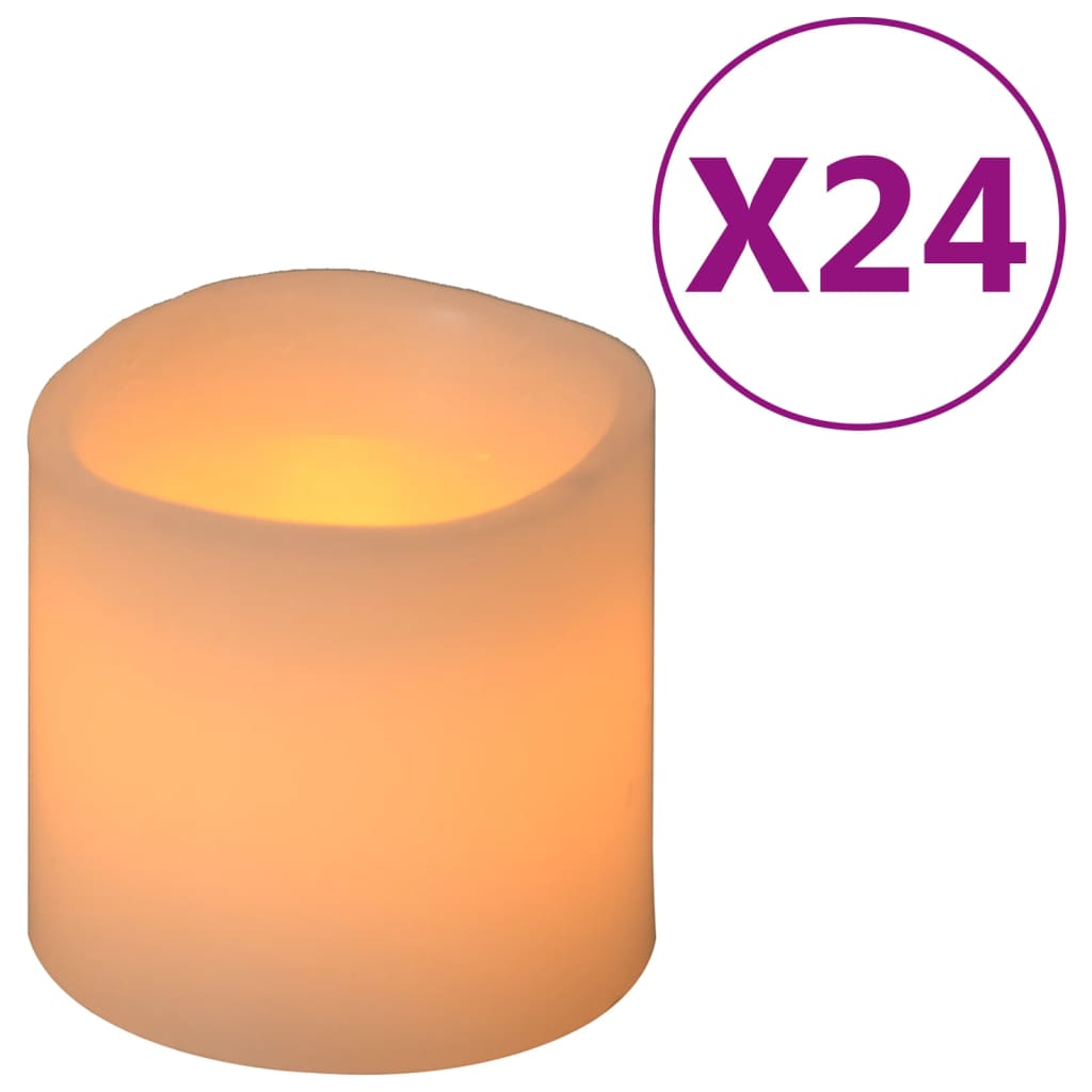 Vidaxl Velas 24 ST LED WHITE CALIENTE