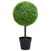 Planta artificial Vidaxl con Pot Buxus Bol Formación de 50 cm verde