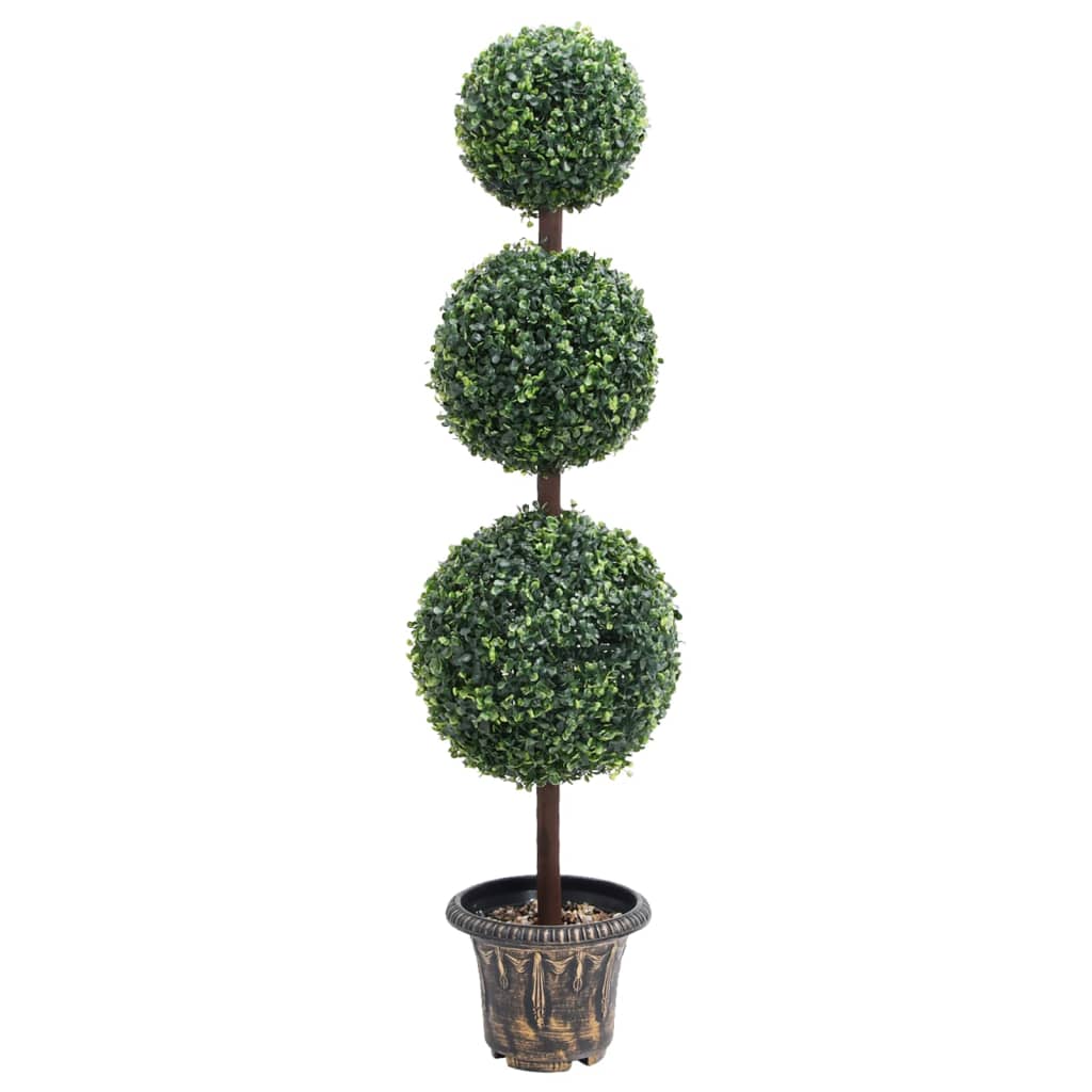 Planta artificial Vidaxl con Pot Buxus Bol Formación 118 cm Verde