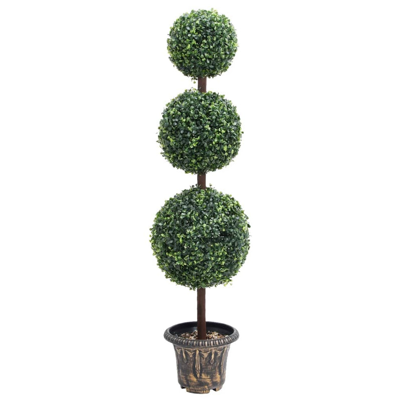 Planta artificial Vidaxl con Pot Buxus Bol Formación 118 cm Verde