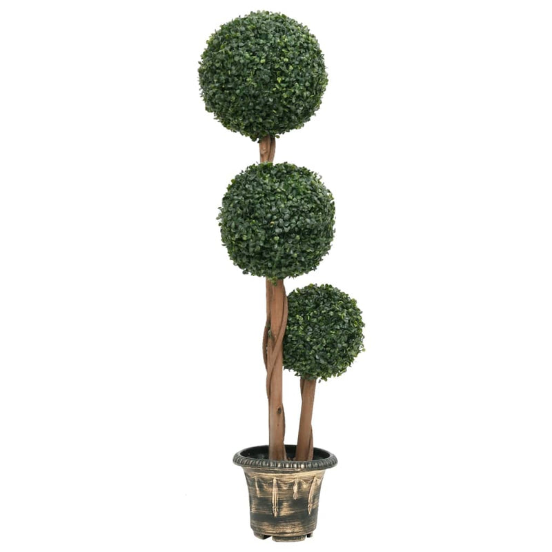 Planta artificial Vidaxl con Pot Buxus Bol Formación 119 cm verde