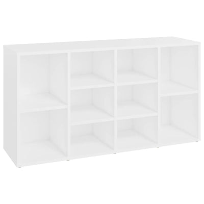 Vidaxl Shoes Bank 103x30x54.5 cm de madera procesada blanca