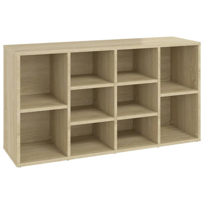 Sofá de zapatos Vidaxl 103x30x54.5 cm de madera procesada Sonoma Oak -Colorado