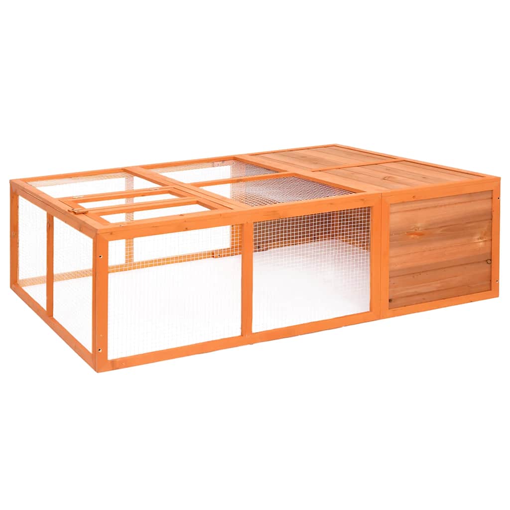 Vidaxl Animal Loft para Pinewood Solid Pinewood de 150x100x50 cm