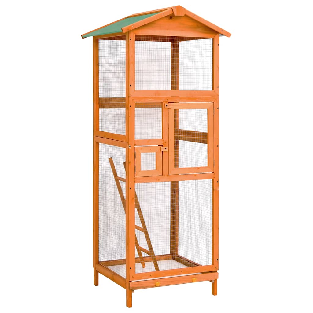 Vidaxl Bird Cage 68x62x166 cm Pineo solido