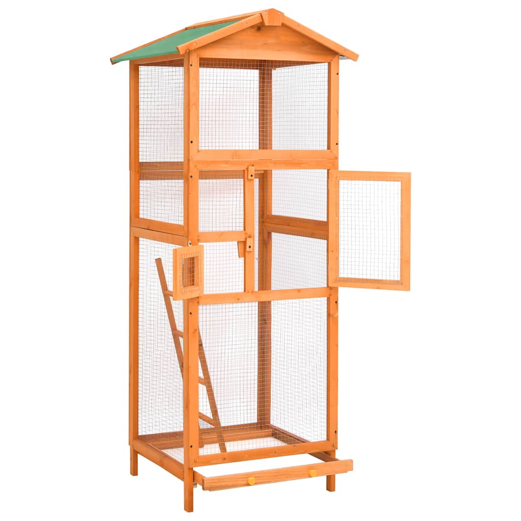 Vidaxl Bird Cage 68x62x166 cm Pineo solido