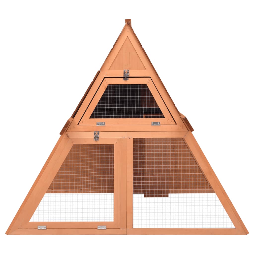 Vidaxl Rabbit Hutch 152x127x109.5 cm Pineo solido