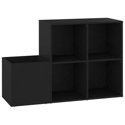 Vidaxl Storage Cabinet 105x35.5x70 cm Legno elaborato Nero