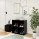 Vidaxl Storage Cabinet 105x35.5x70 cm Legno elaborato Nero