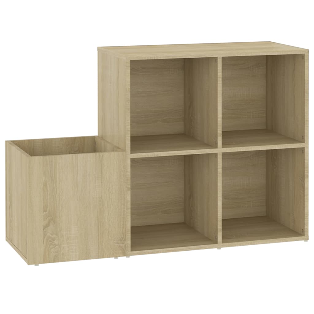 Armario de almacenamiento de Vidaxl 105x35.5x70 cm de madera propiedad de Oak de Oak