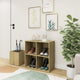 Armario de almacenamiento de Vidaxl 105x35.5x70 cm de madera propiedad de Oak de Oak
