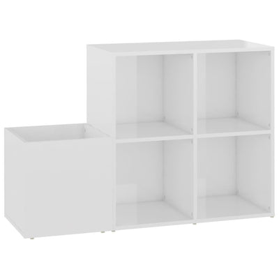 VIDAXL CABINATURA PER SCAPRAGGIO 105X35.5x70 CM White lucido in legno