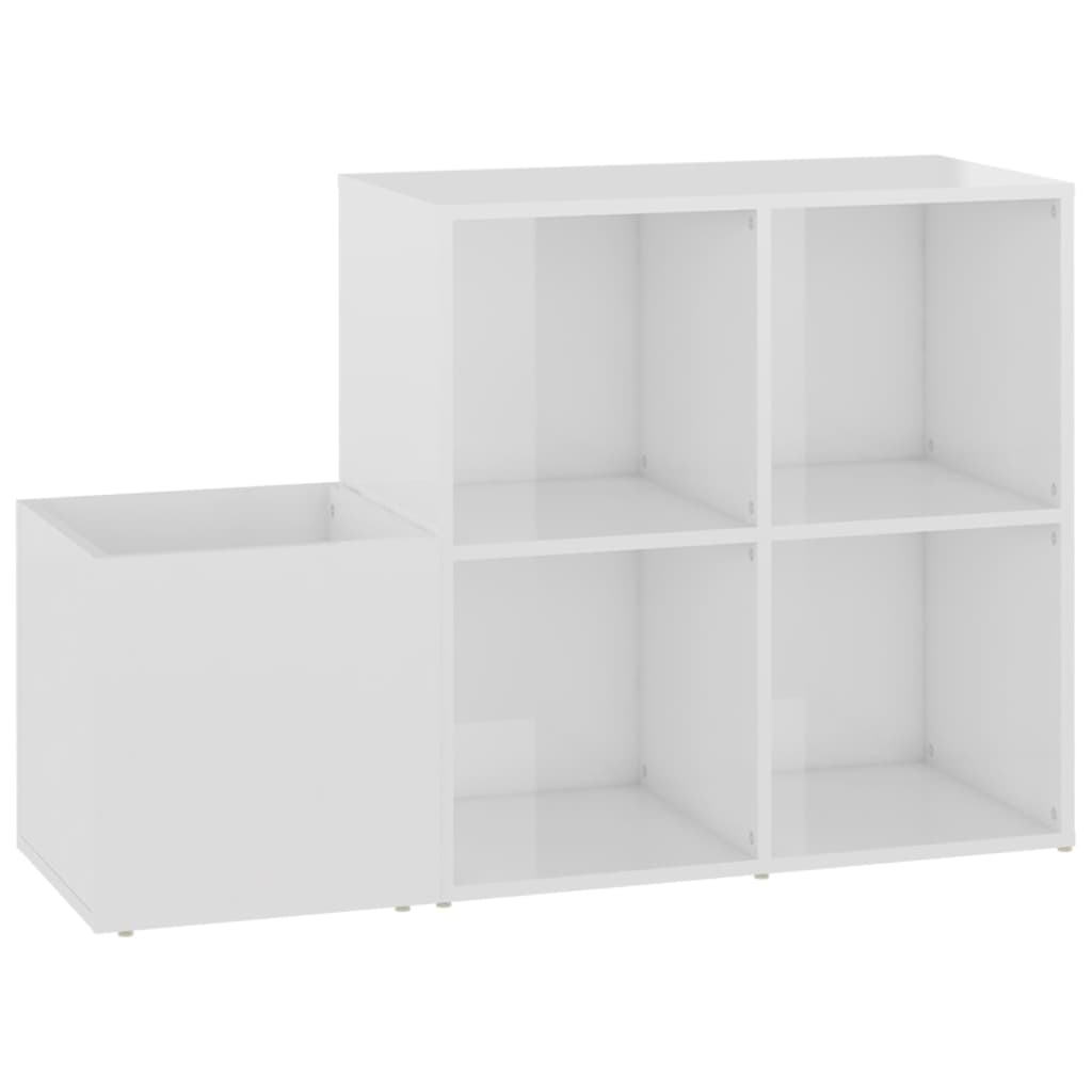 VIDAXL CABINATURA PER SCAPRAGGIO 105X35.5x70 CM White lucido in legno