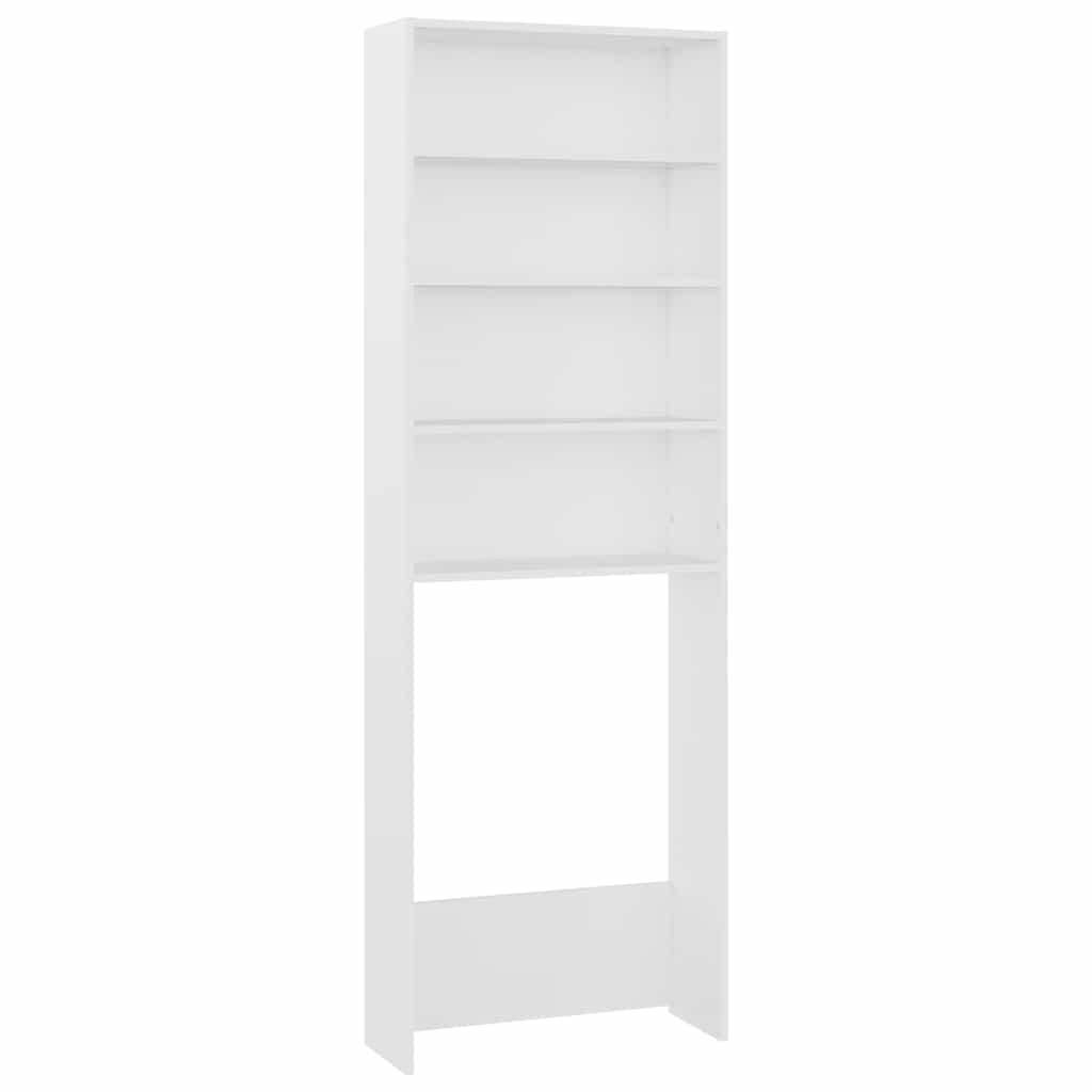 Vidaxl wasmachinekast 64x24x190 cm wit
