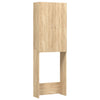 Vidaxl wasmachinekast 64x25,5x190 cm sonoma eikenkleurig