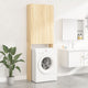 Vidaxl wasmachinekast 64x25,5x190 cm sonoma eikenkleurig