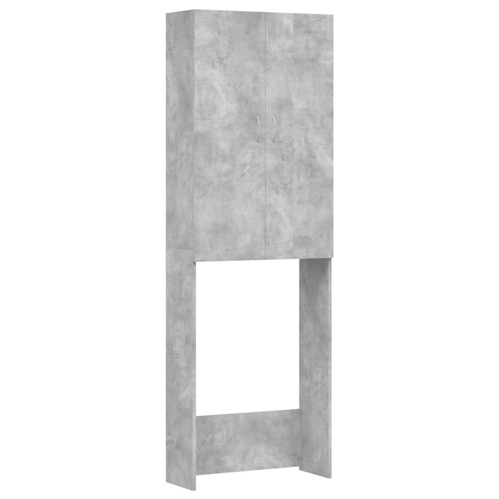 Mueble para lavadora Vidaxx 64x25,5x190 cm gris hormigón