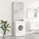 Mueble para lavadora Vidaxx 64x25,5x190 cm gris hormigón