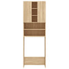 Vidaxl Washing Machine Cabinet 64x25.5x190 cm Sonoma Oak -colorato