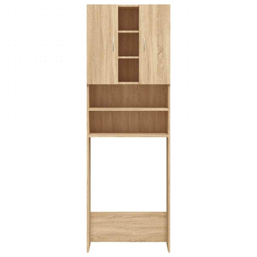 Vidaxl Washing Machine Cabinet 64x25.5x190 cm Sonoma Oak -colorato