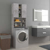 Gabinete de lavadora Vidaxl 64x25.5x190 cm Precio de concreto